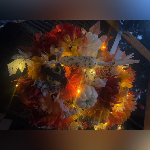 Pumpkin wreath. - Picture 4 of 7